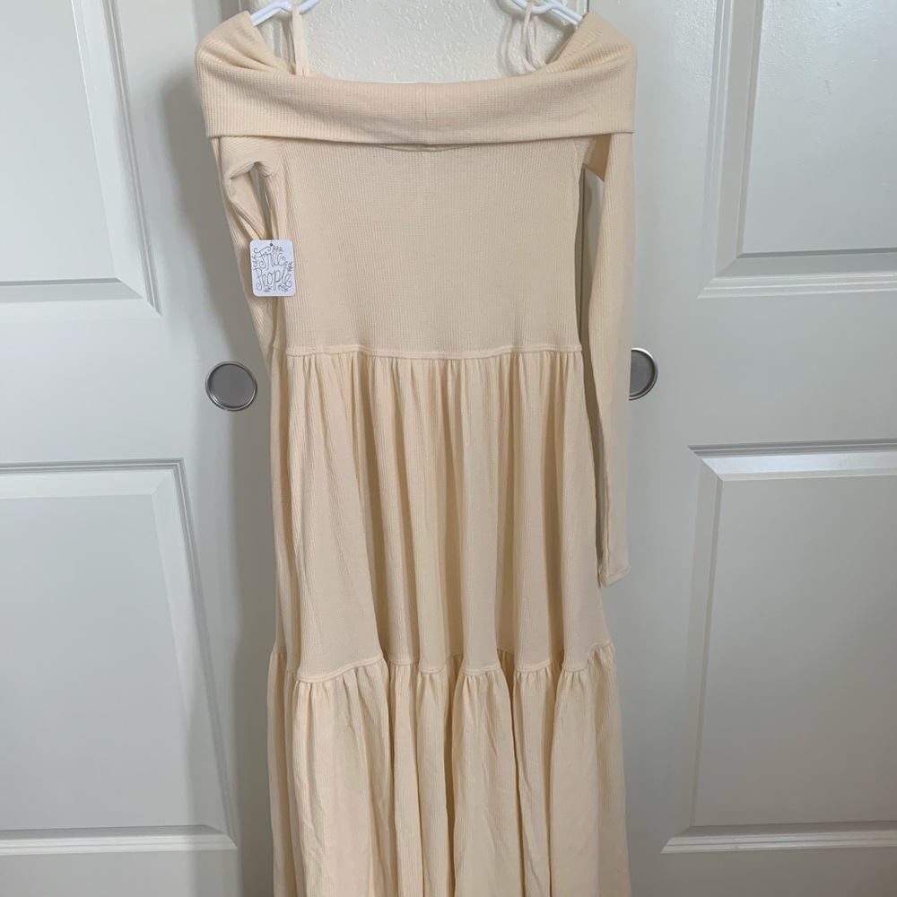 Free people beige dress
